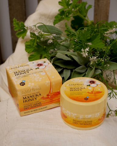 The Fantail House, made in New Zealand, Wild Ferns, Manuka Honey Night Creme