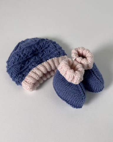 The Fantail House, Made in NZ, Merino Wool, Beanie & Booties