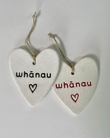 The Fantail House, Michelle Bow, Ceramic, Heart, Whanau