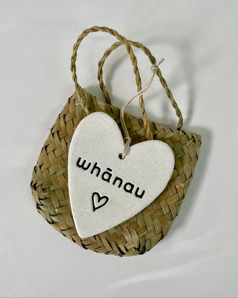 The Fantail House, Michelle Bow, Ceramic, Heart, Whanau