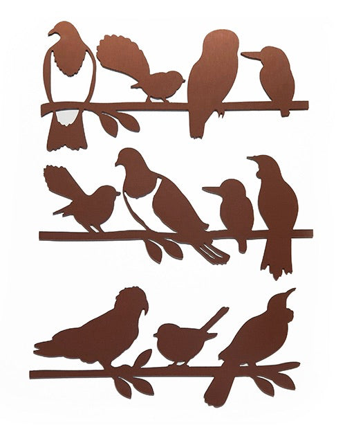 The Fantail House, Crystal Ashley, Birds on a Branch, NZ Native Birds, Indoor and Outdoor, Wall Art