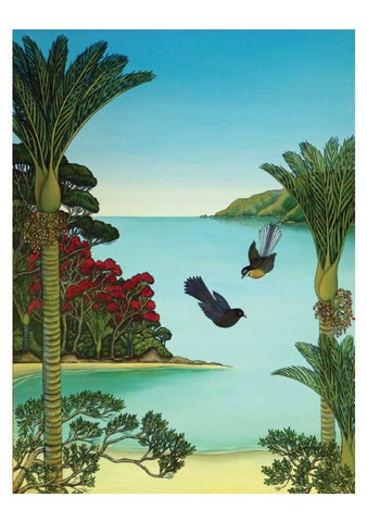 The Fantail House, Made in NZ, Card by Claire Reilly
