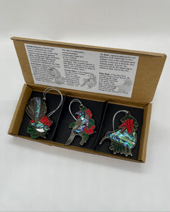 The Fantail House, Paua Decoration Fairies, Tui, Kiwi, Fantail, Native Birds