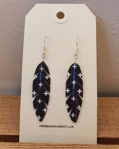 Origami Feather Earrings - Nordica
