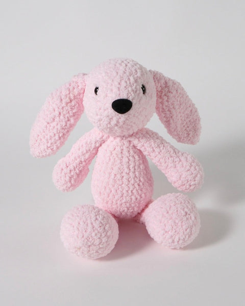 The Fantail House, Made in New Zealand, Soft Toys, Rabbit, Crocheted, Pink