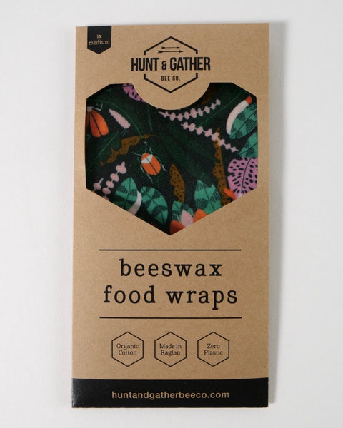 The Fantail House, Made in New Zealand, Beeswax Wrap, Medium