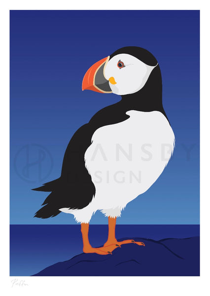 The Fantail House, Made in New Zealand, Cathy Hansby, Art Prints, Exotic Birds, Puffin