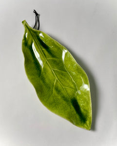 The Fantail House, Muddy Fingers, Pottery, Puka Leaf, Ceramic, Platter, Made in NZ