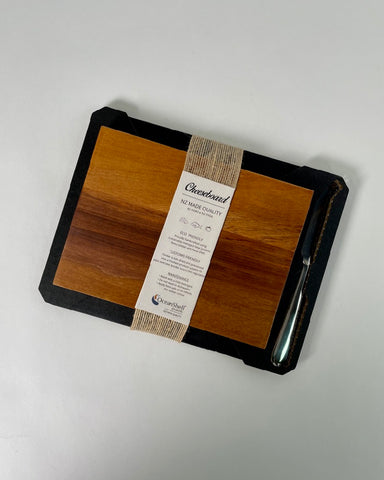 The Fantail House, Ocean Shell, Made in New Zealand, Rimu, Cheeseboard