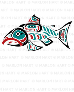 The Fantail House, Marlon Hart, Pacific Crossing, Fine Art Print, Made in NZ, Salmon