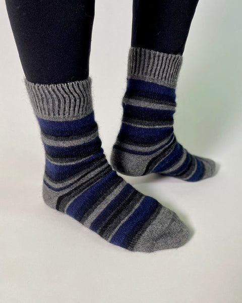 The Fantail House, Possum, Merino, Socks, Native World, Made in NZ, Graphite