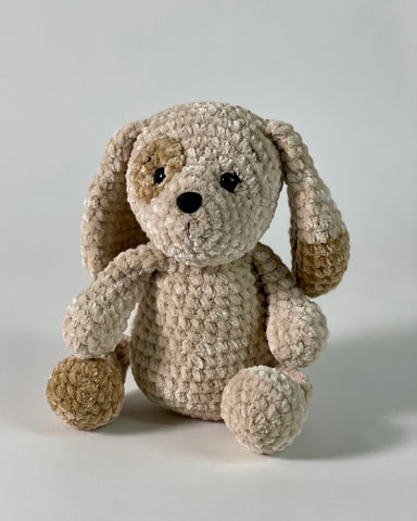 The Fantail House, Dog, Soft toy, Hand knitted, Made in NZ, Aotearoa