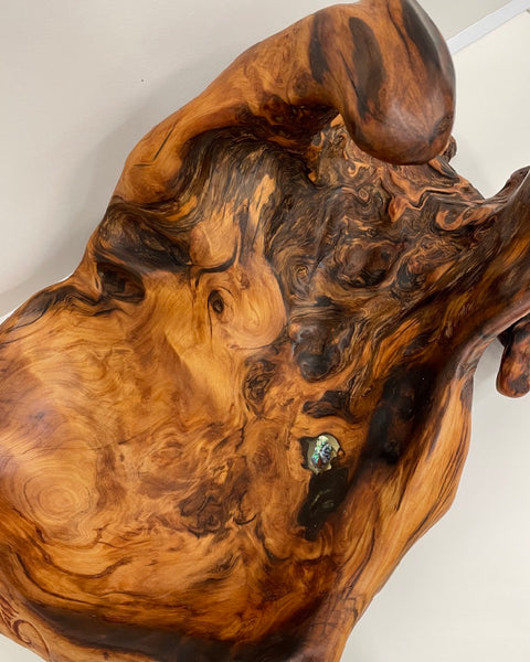 Swamp Kauri, Rupert Newbold, Hand Carved, NZ Wood turner, NZ Kauri, Sculpture, Made in New Zealand