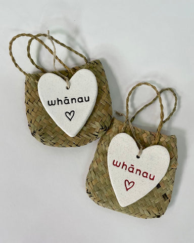 The Fantail House, Michelle Bow, Ceramic, Heart, Whanau