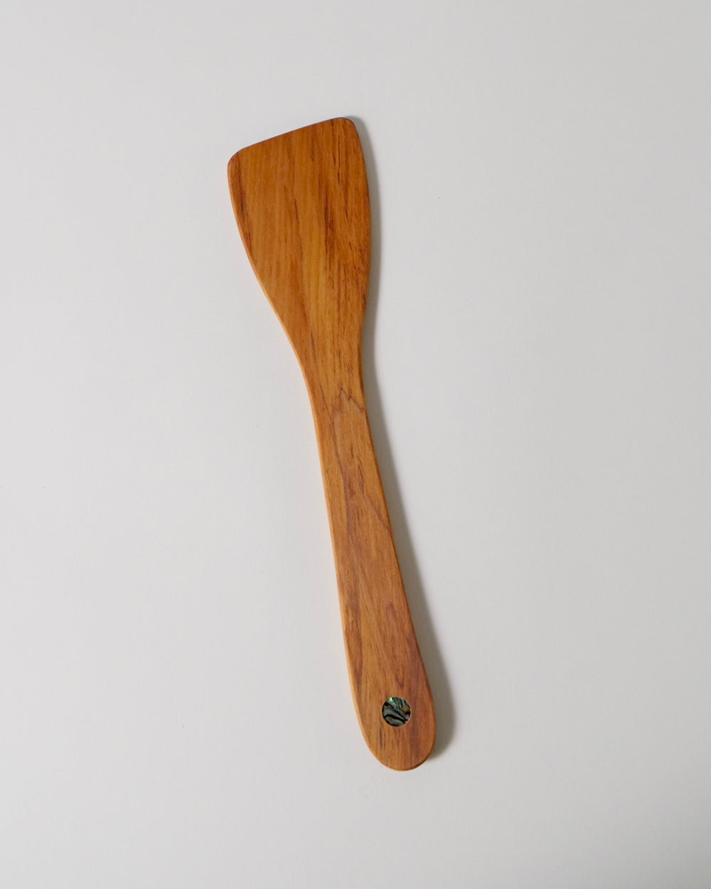 The Fantail House, Made in New Zealand, Rimu, Spatula, Native Wood, Paua