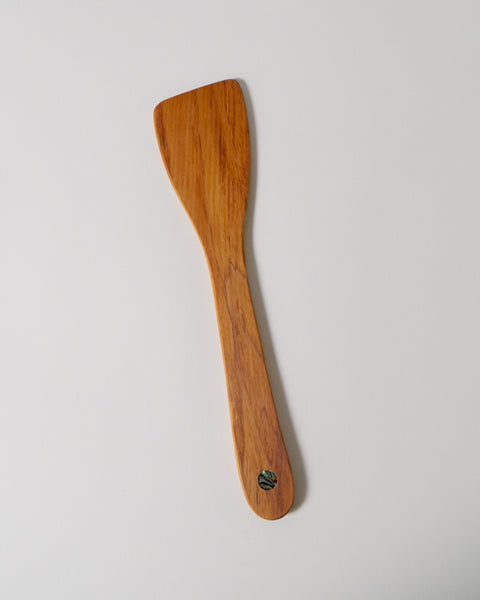 The Fantail House, Made in New Zealand, Rimu, Spatula, Native Wood, Paua