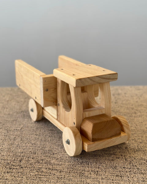 The Fantail House, Made in New Zealand, Wooden Toy, Tip Truck, Children