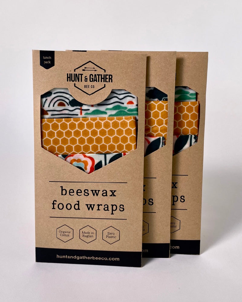 The Fantail House, Made in New Zealand, Beeswax Wraps, Lunch Pack