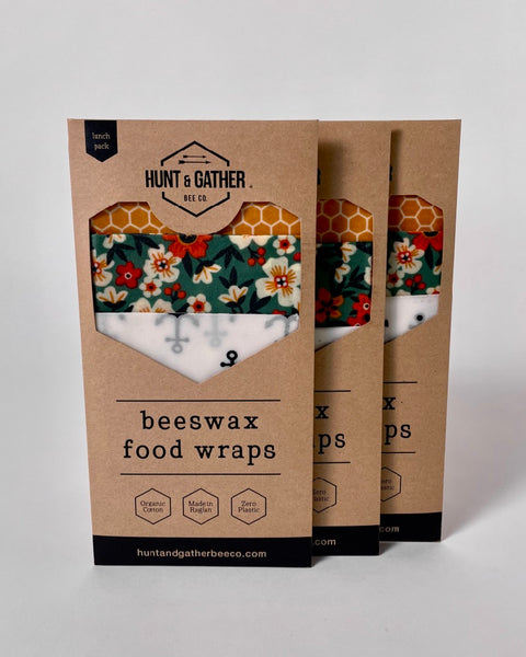 The Fantail House, Made in New Zealand, Beeswax Wraps, Lunch Pack