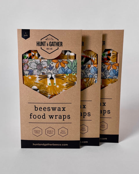 The Fantail House, Made in New Zealand, Beeswax Food Wraps