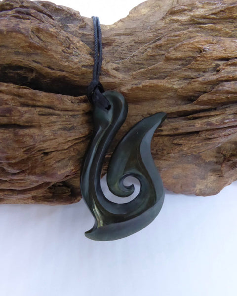 The Fantail House,  Made in New Zealand,  Marsden Jade, Pounamu, Greenstone, Fish Hook, Hei Matau, Hand crafted, Aotearoa, NZ Jade