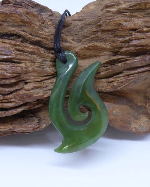 The Fantail House,  Made in New Zealand,  Marsden Jade, Pounamu, Greenstone, Fish Hook, Hei Matau, Hand crafted, Aotearoa, NZ Jade