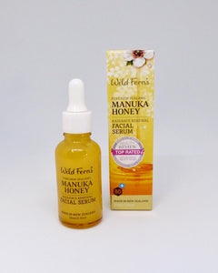 Fantail House, Made in New Zealand, Wild Ferns, Manuka Honey Skincare, Manuka Honey Facial Serum