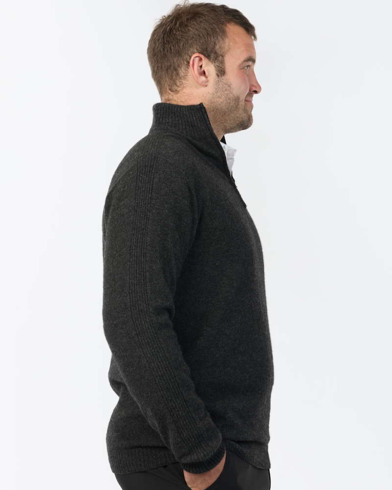 Men's Light Weight 1/2 Zip Sweater The Fantail House